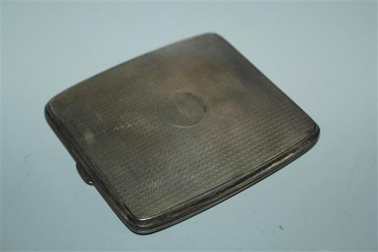 Silver cigarette case